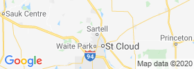 Sartell map
